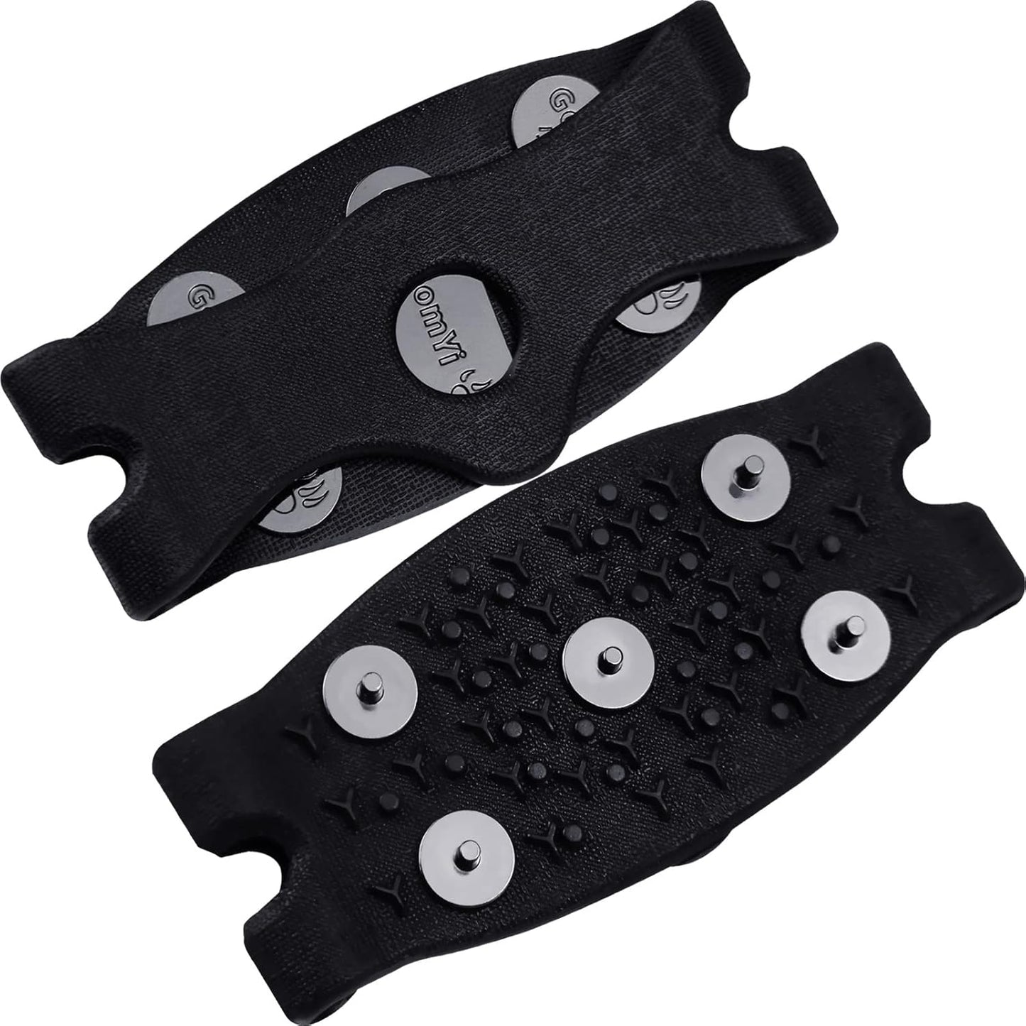 Set 2 crampoane anti-alunecare pe gheata pentru incaltaminte, marime 30-46