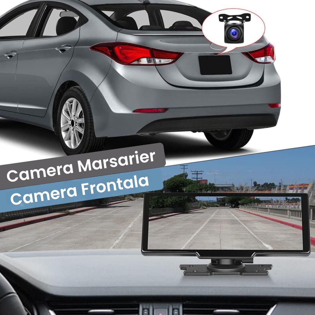 Navigatie Auto Multimedia 10.26 inch Amis®, CarPlay si Android Auto integrate, Portabila