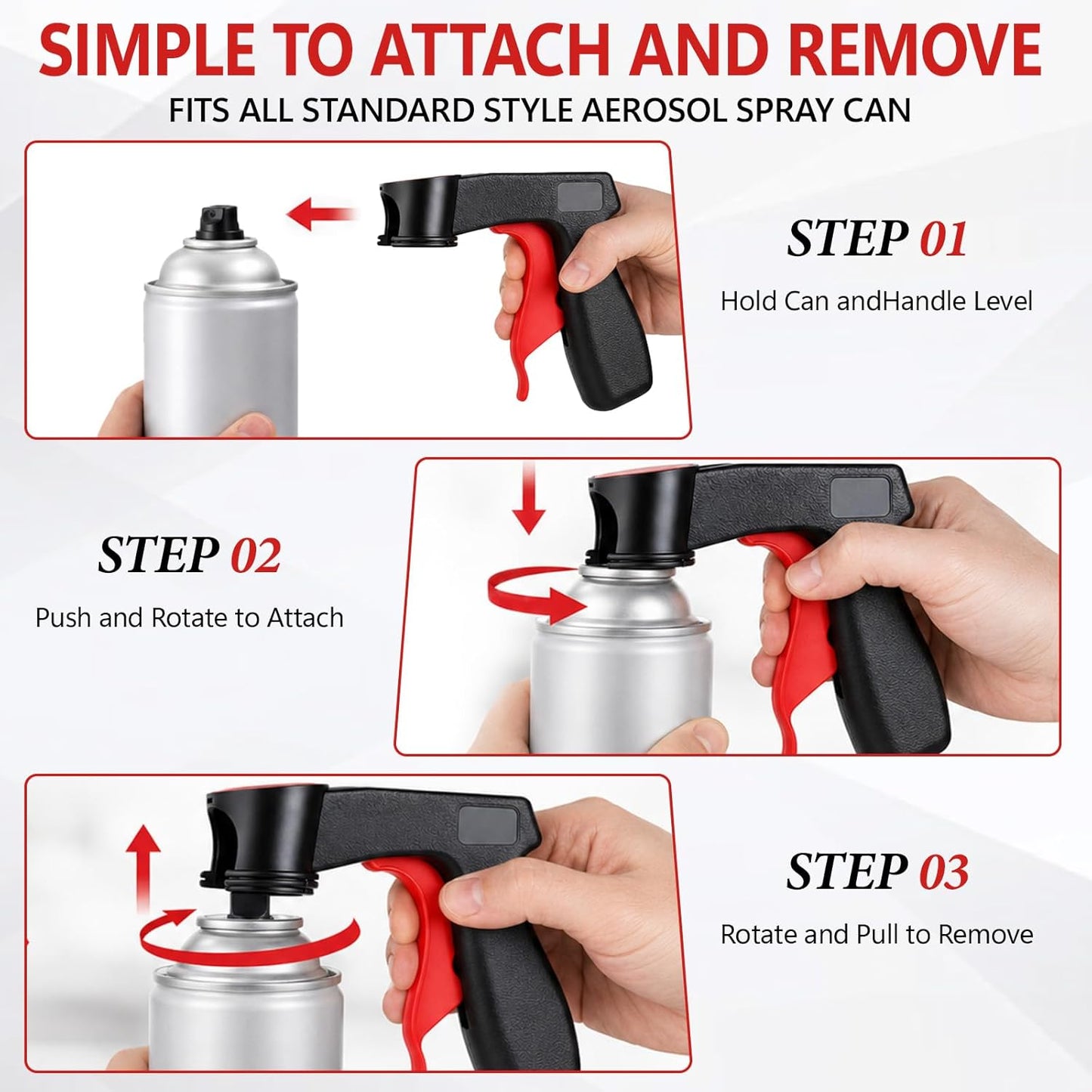 Ergonomic Spray Paint Handle