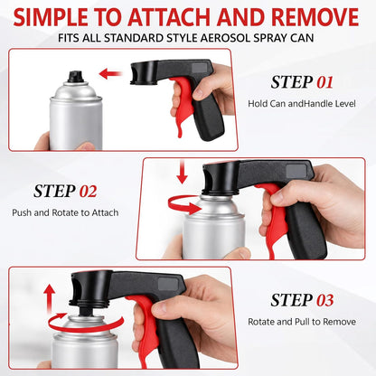 Ergonomic Spray Paint Handle