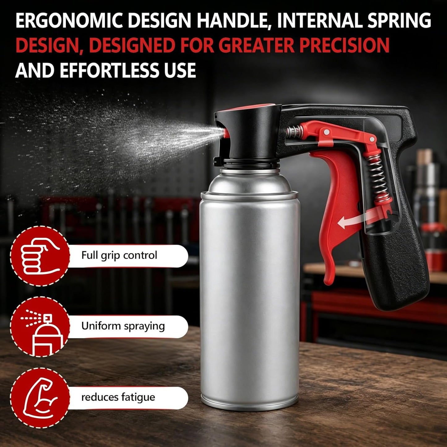 Ergonomic Spray Paint Handle