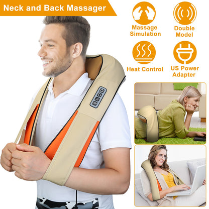 1Pc Neck Shoulder Massager Electric Back Massage
