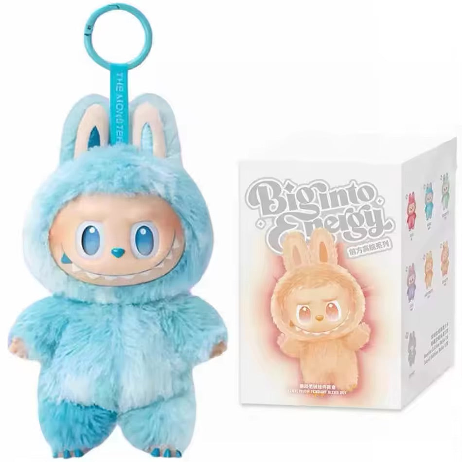 Papusa Labubu Big into Energy cu breloc