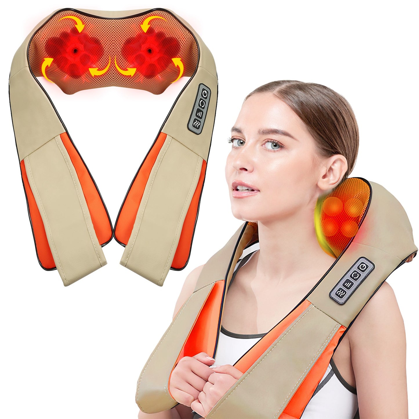 1Pc Neck Shoulder Massager Electric Back Massage