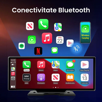 Navigatie Auto Multimedia 10.26 inch Amis®, CarPlay si Android Auto integrate, Portabila