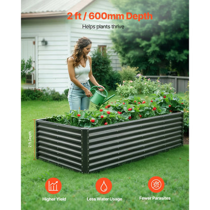 Metal Raised Garden Bed