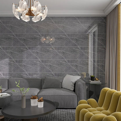 40pcs Marble Peel & Stick Wall Panels – Heat-Resistant Self-Adhesive Backsplash Tiles