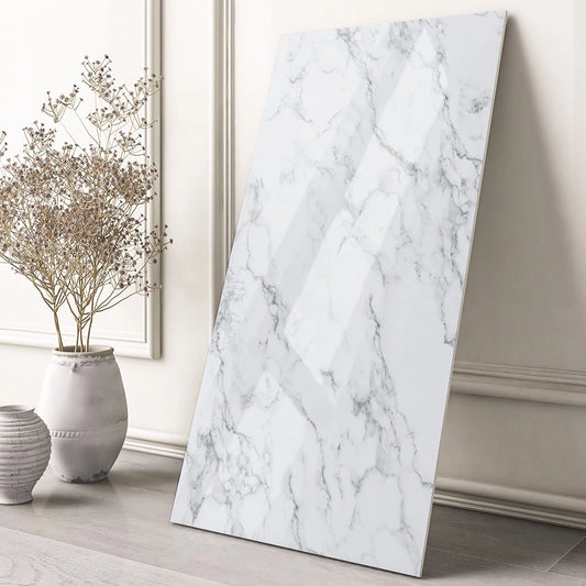 40pcs Marble Peel & Stick Wall Panels – Heat-Resistant Self-Adhesive Backsplash Tiles